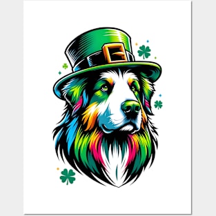 Slovensky Cuvac Joins Festive St Patrick's Day Fun Posters and Art